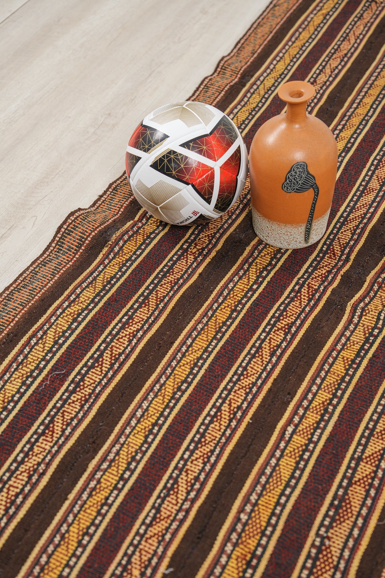 Antique Turkmen Jajim Kilim 6'7" x 2'7"