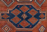 Antique Caucasian Kazak Rug 7' x 4'3"