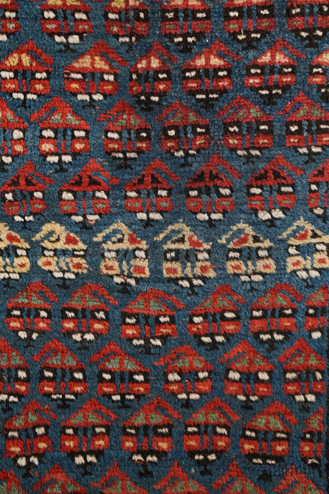 Antique Caucasian Kazak Rug 7'9" x 3'8"