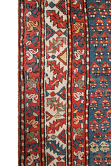 Antique Caucasian Kazak Rug 7'9" x 3'8"