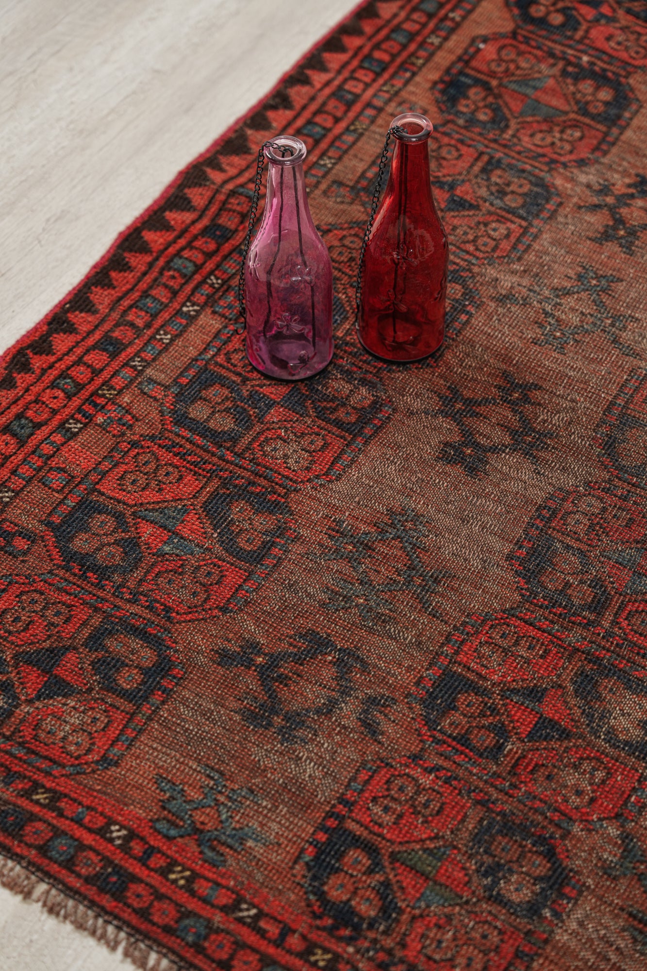 Antique Turkmen Ersari Rug 4'2" x 3'8"