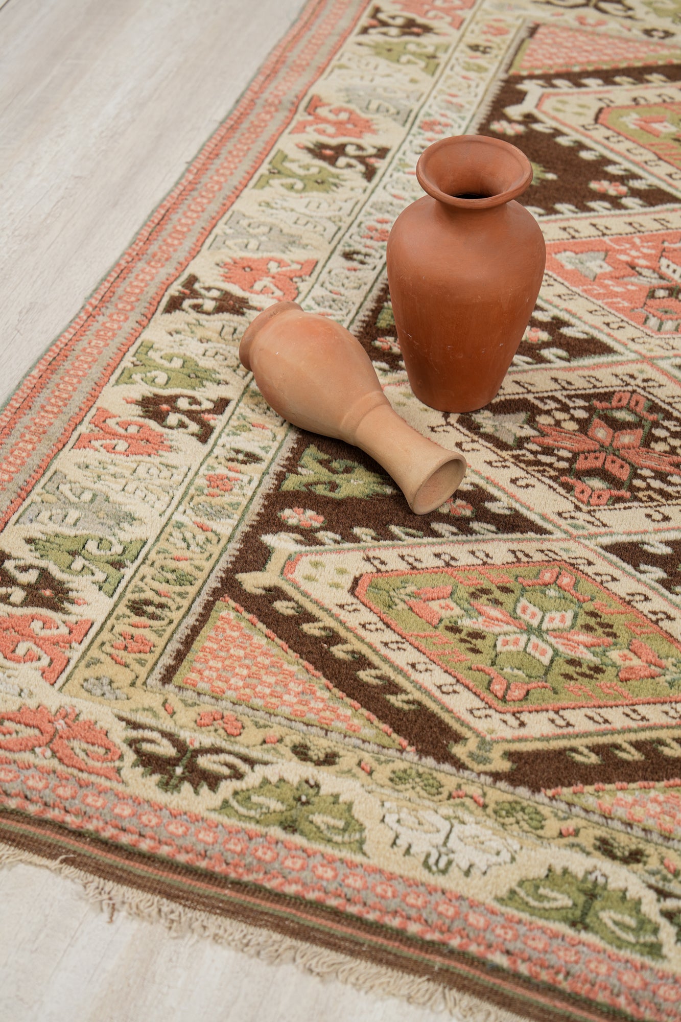 Vintage Turkish Konya Rug 4'7" x 3'8"