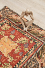 Vintage European Flemish Tapestry 2'4" x 2'4"