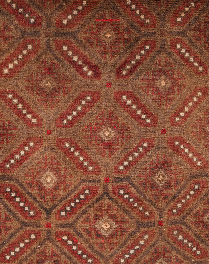 Vintage Turkmen Rug 5'10" X 4'2"