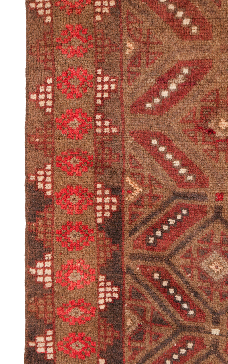 Vintage Turkmen Rug 5'10" X 4'2"