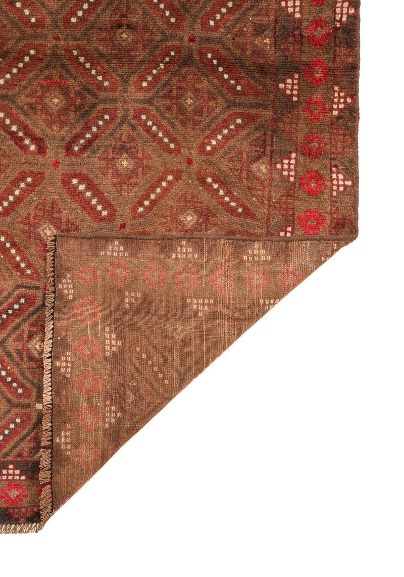 Vintage Turkmen Rug 5'10" X 4'2"