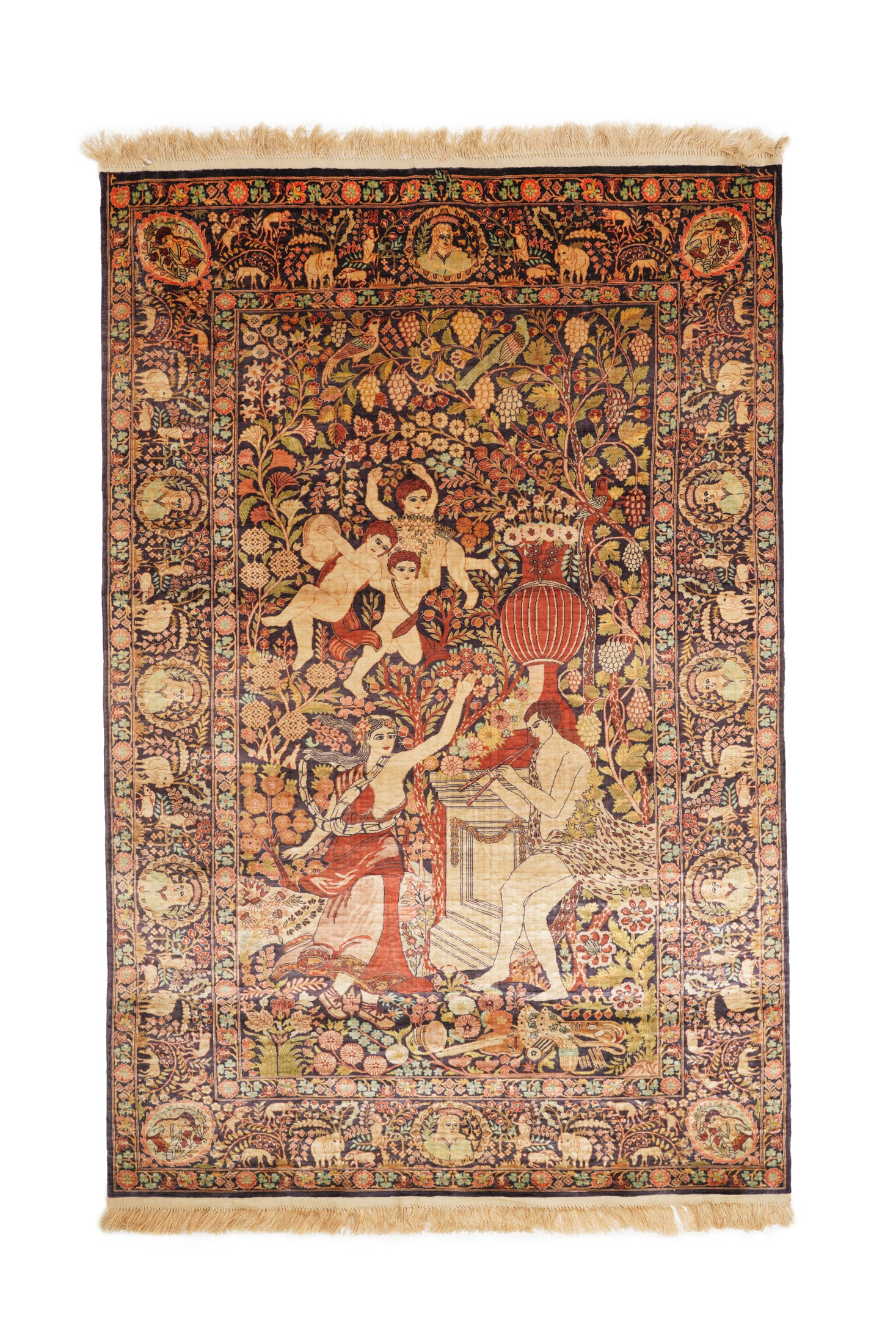 Raphael Silk Pictorial Rug 4' x 2'6"