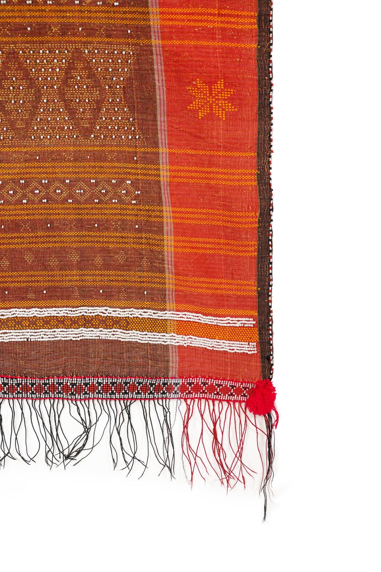 vintage indonesian Ulos Batak Textile 6'4" x 2'9"