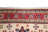 Vintage Afghan Kazak Rug 9'5" x 6'8"