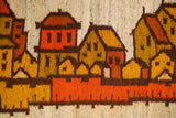 Vintage Folklore Polish Kilim 3'9" x 1'7"