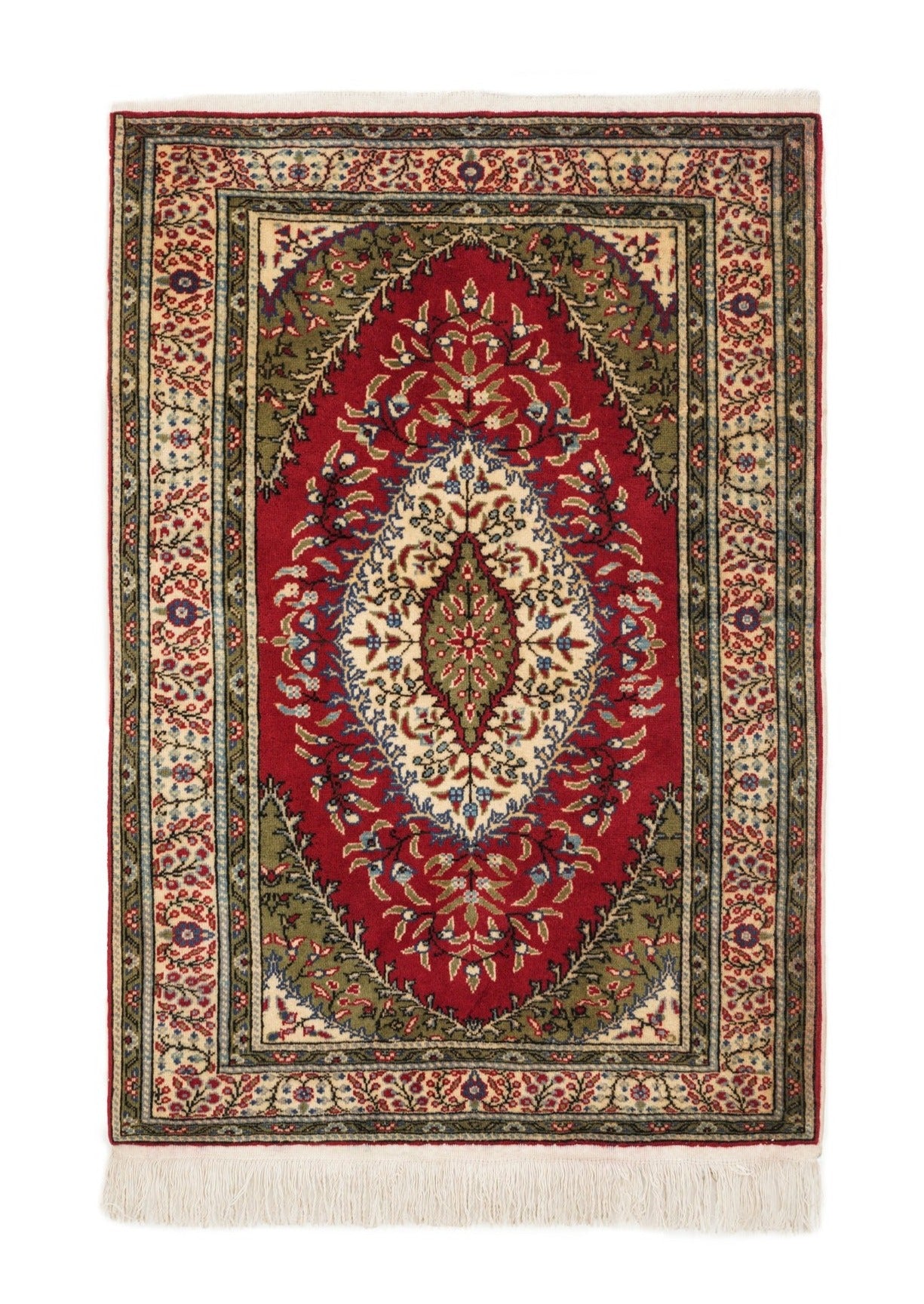 vintage Turkish Kayseri rug 4'5" x 3'