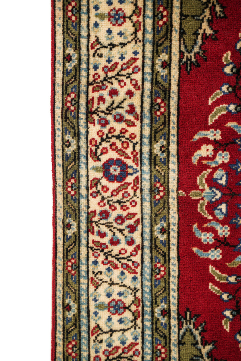 vintage Turkish Kayseri rug 4'5" x 3'