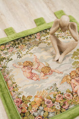 Vintage European Loom Tapestry 1'8" X 1'7"