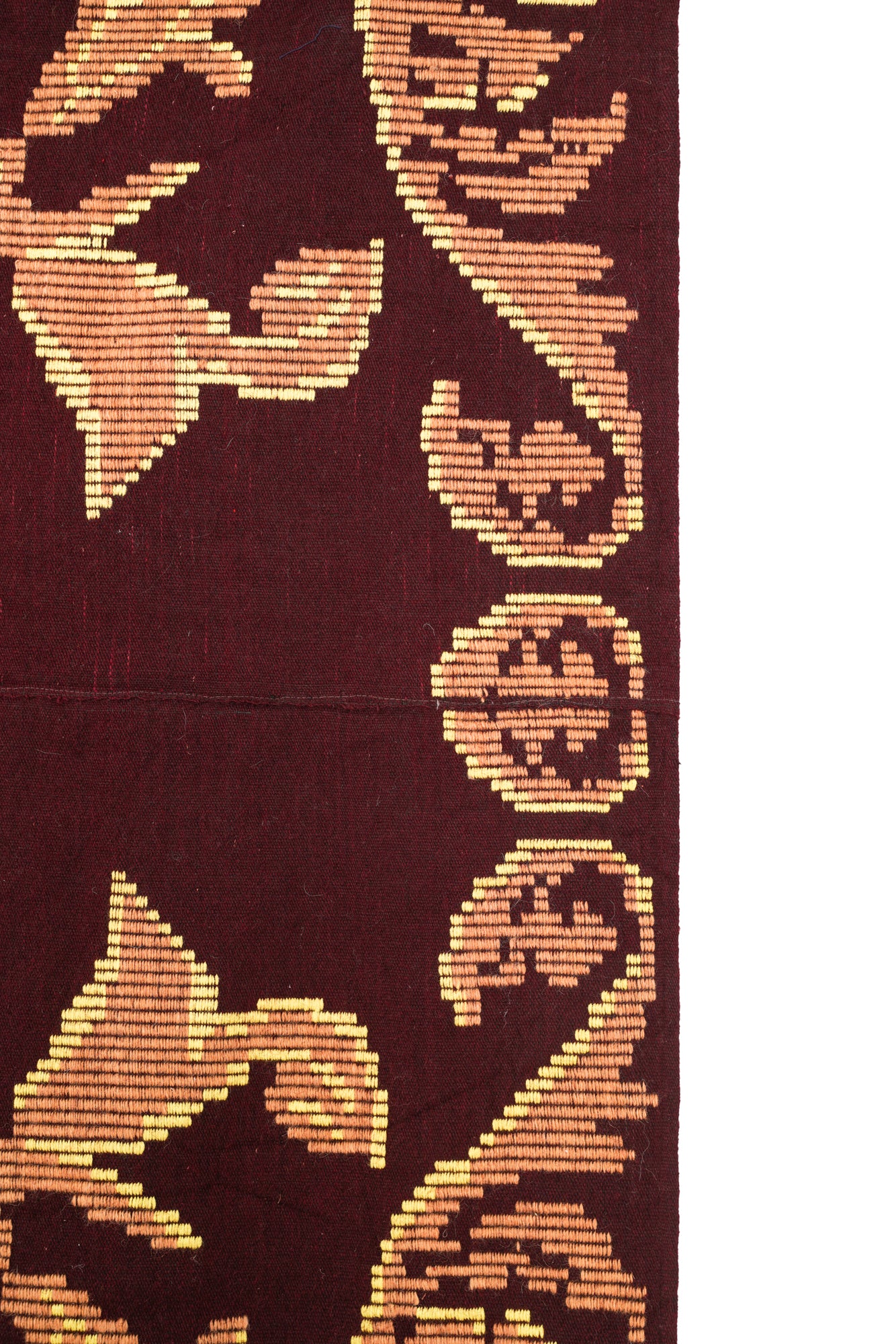 Vintage Romanian Embroidery textile 5'6" x 5'9"