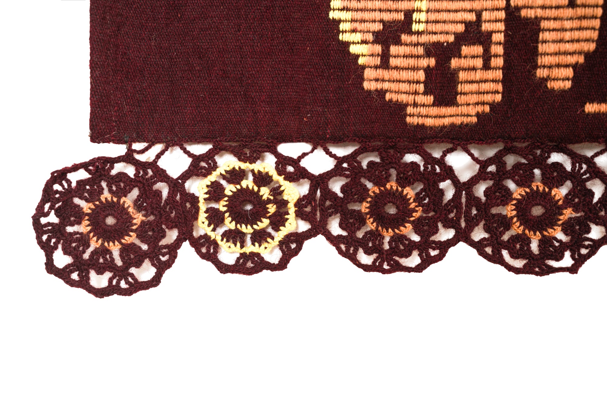 Vintage Romanian Embroidery textile 5'6" x 5'9"