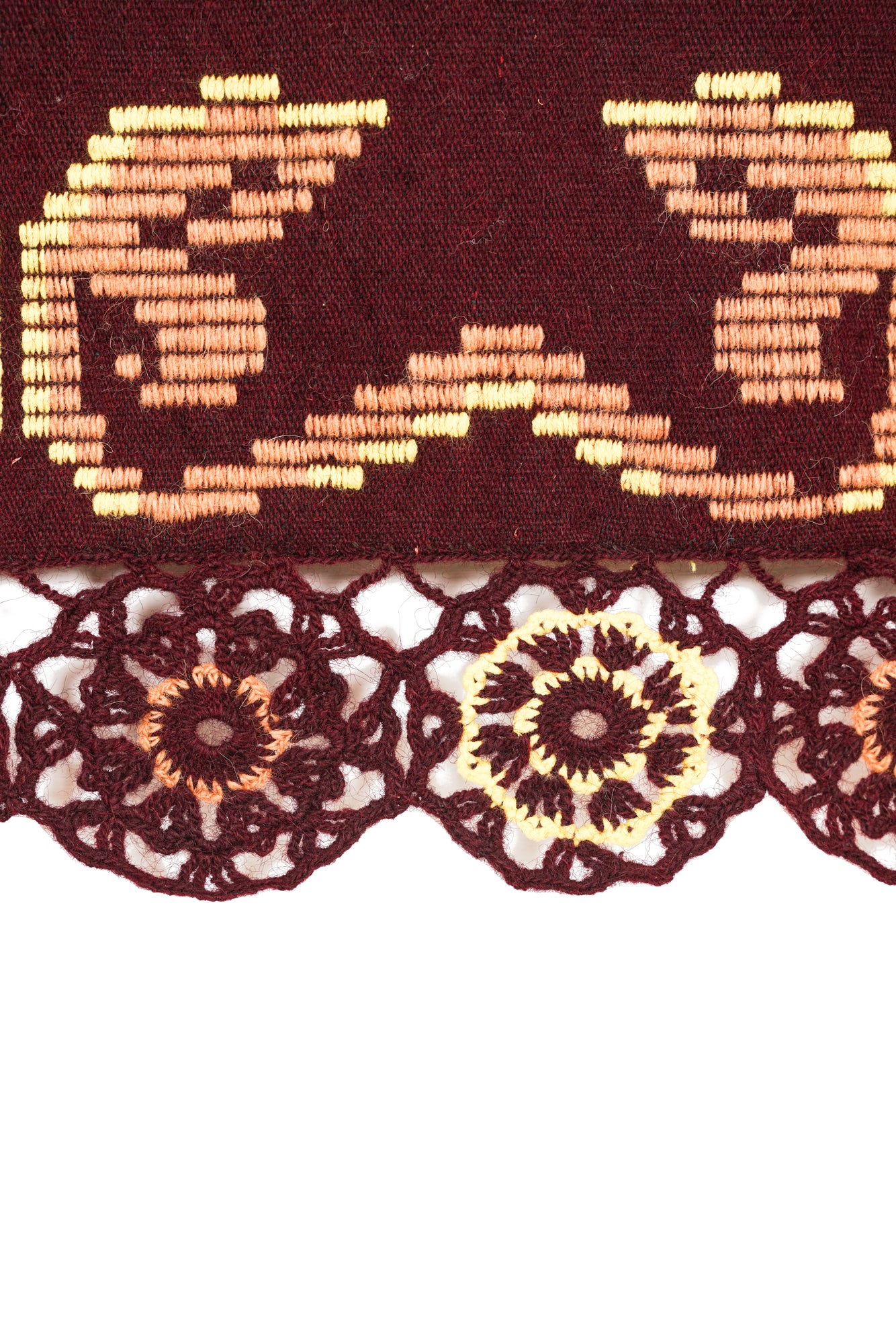 Vintage Romanian Embroidery textile 5'6" x 5'9"