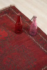 Vintage Turkmen Rug 3'4" x 2'10"