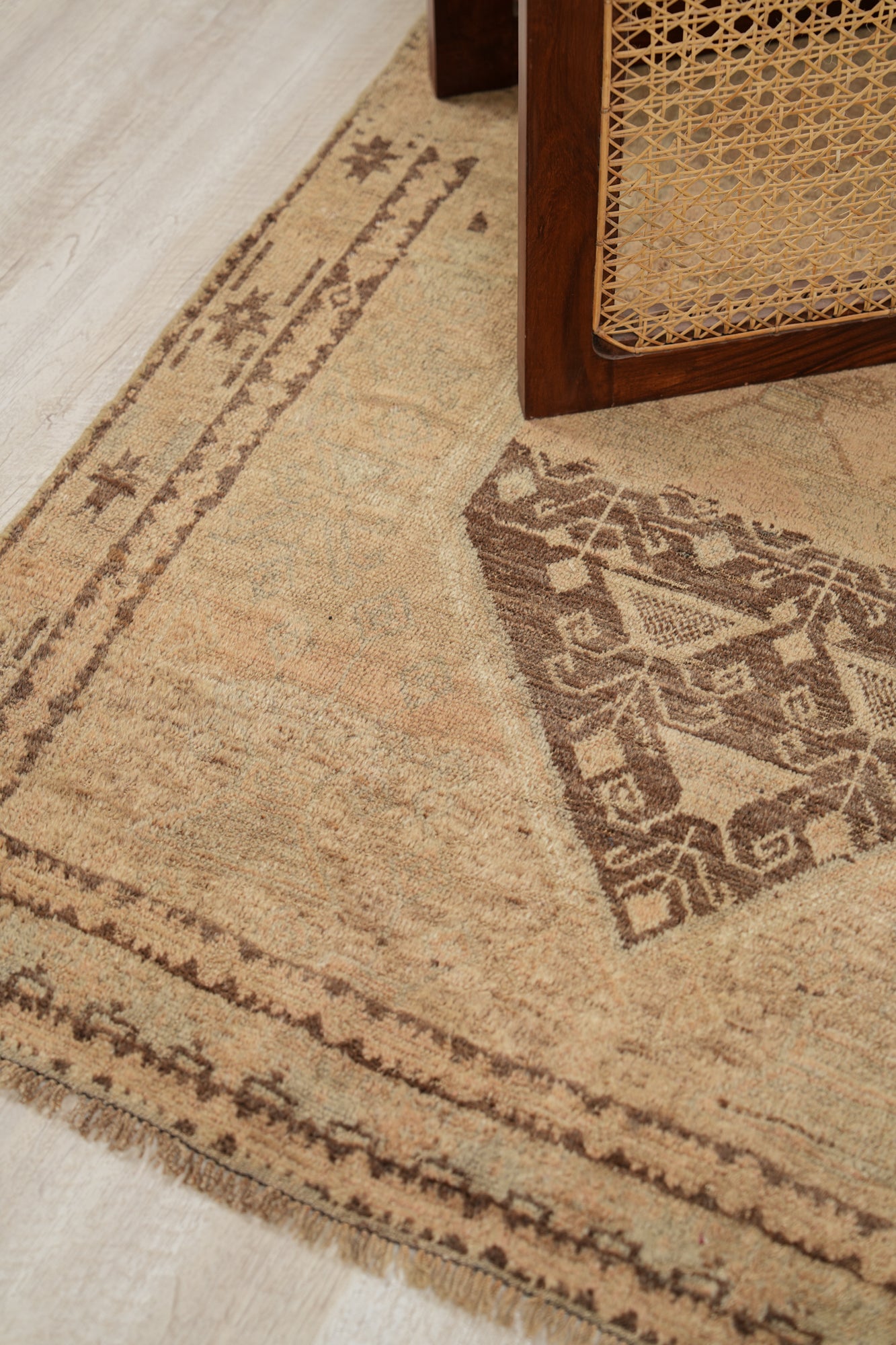 Vintage Turkmen Tribal Rug 5'9" x 3'6"