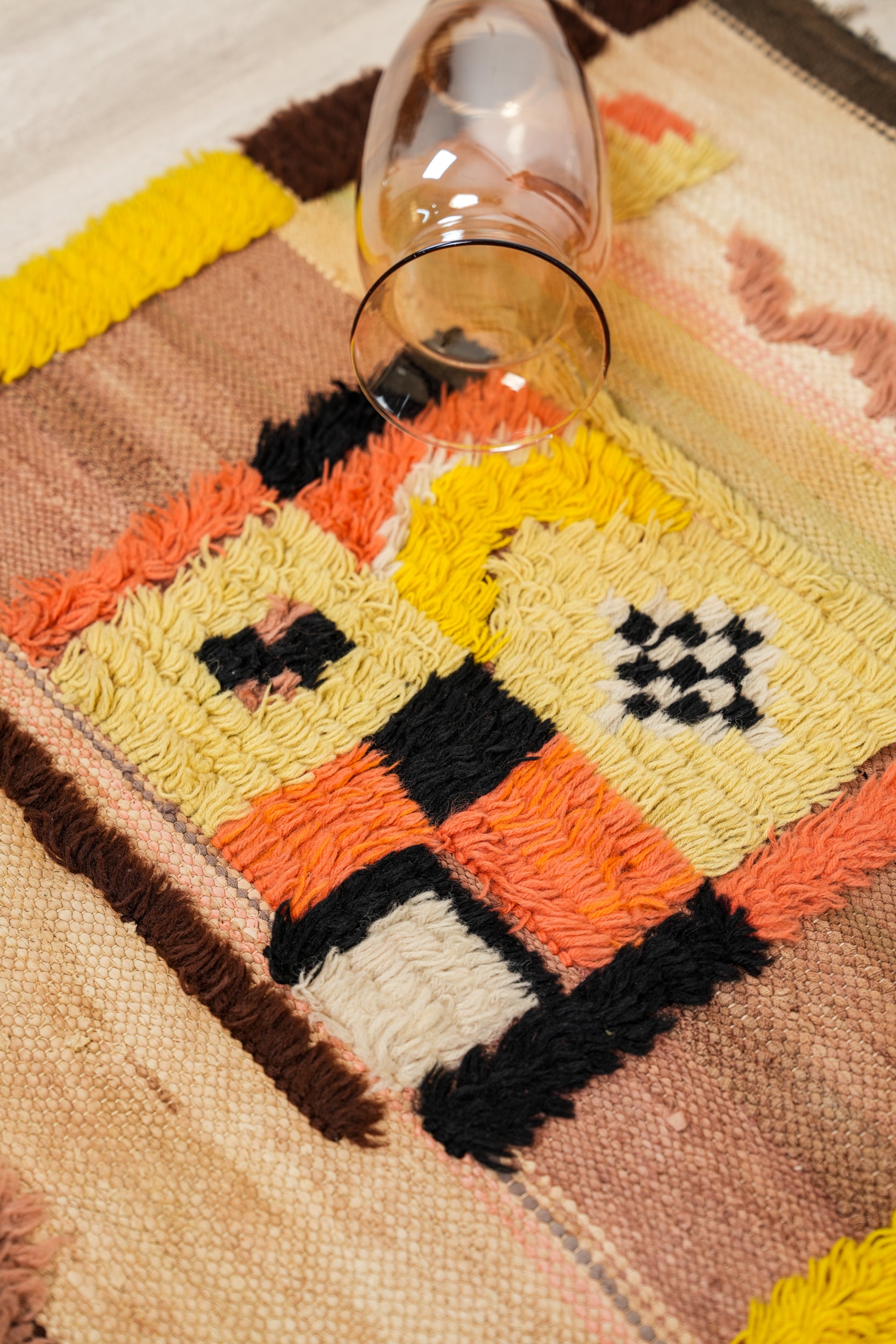 Vintage Swedish Kilim Rug 3' x 2'2"