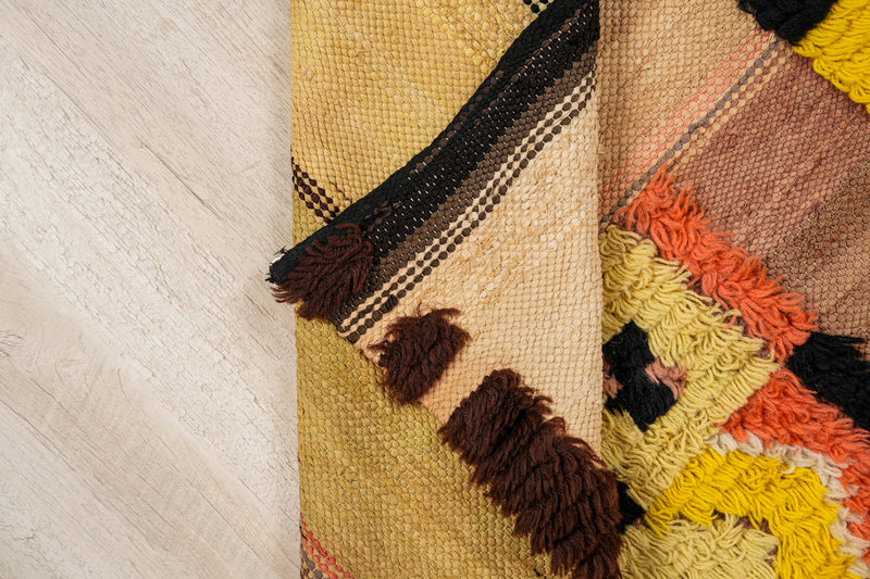Vintage Swedish Kilim Rug 3' x 2'2"