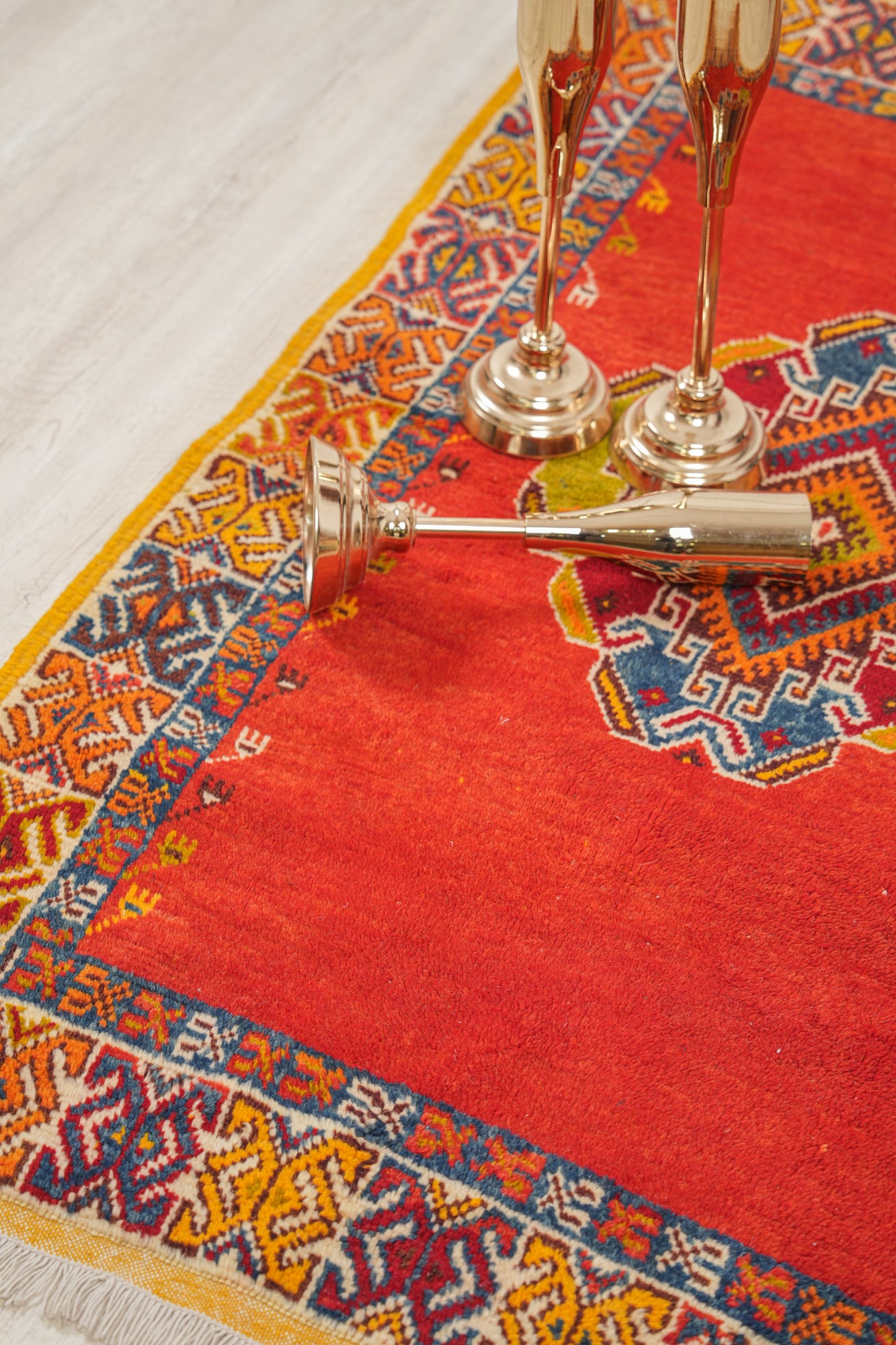 Vintage Moroccan Rug 4'9"x 3'