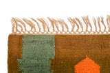 Vintage Polish Floral Kilim 3'3" x 1'8"