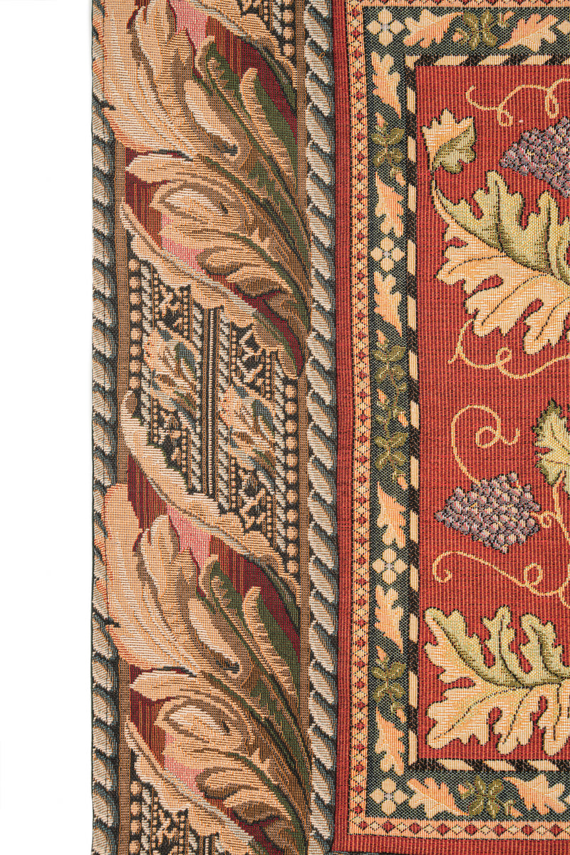Vintage European Flemish Tapestry 2'4" x 2'4"