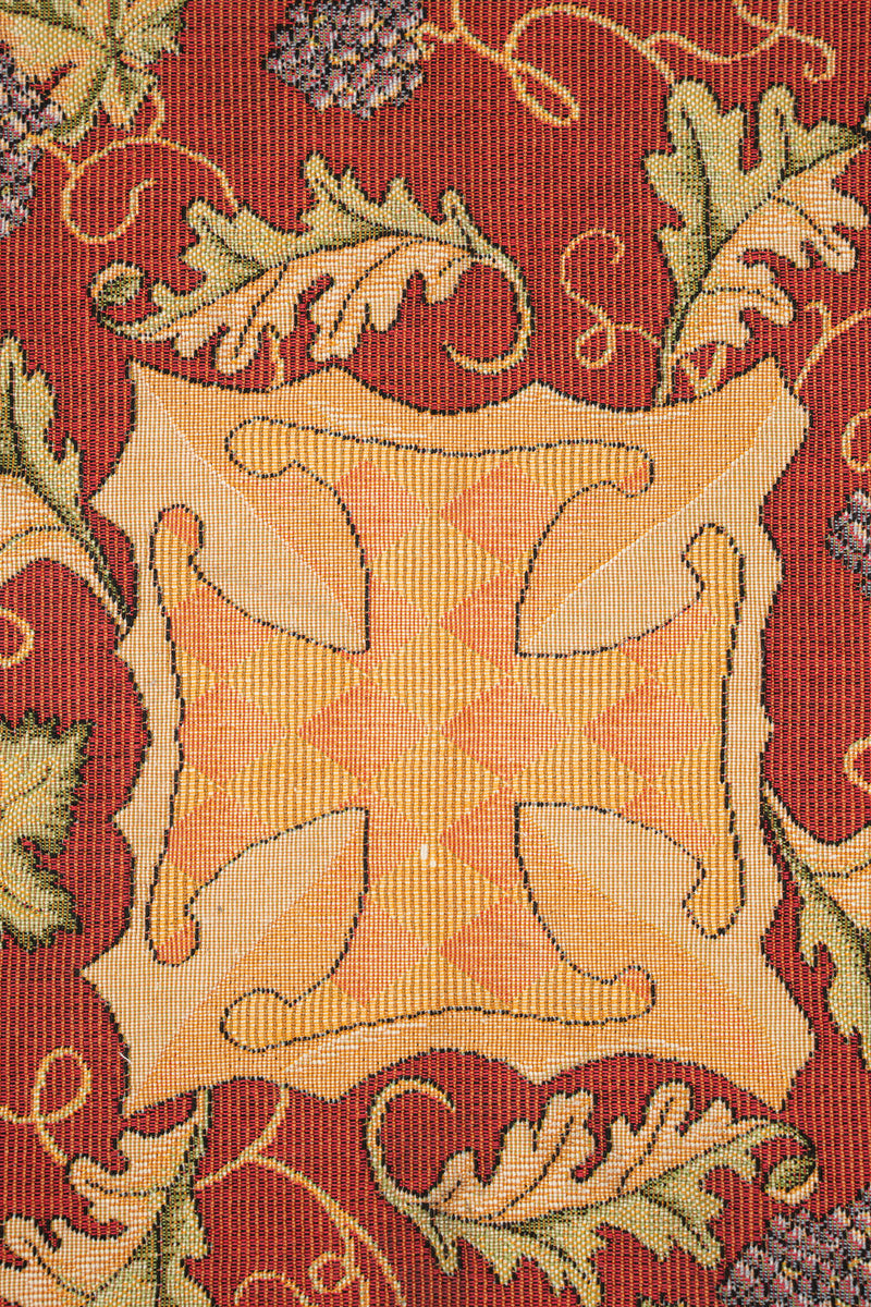 Vintage European Flemish Tapestry 2'4" x 2'4"