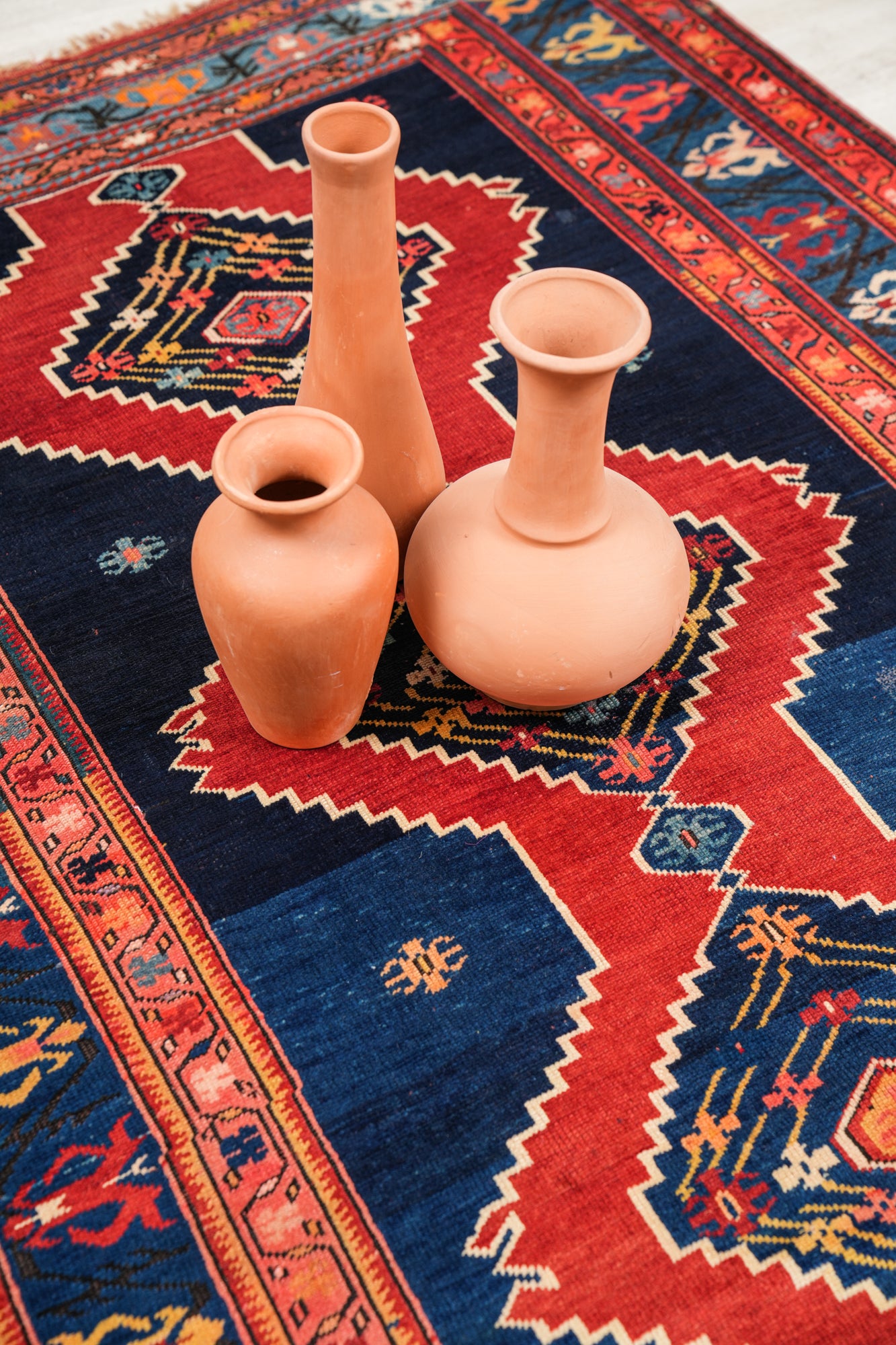 Antique Caucasian Shirvan Rug 6'2" x 4'4"