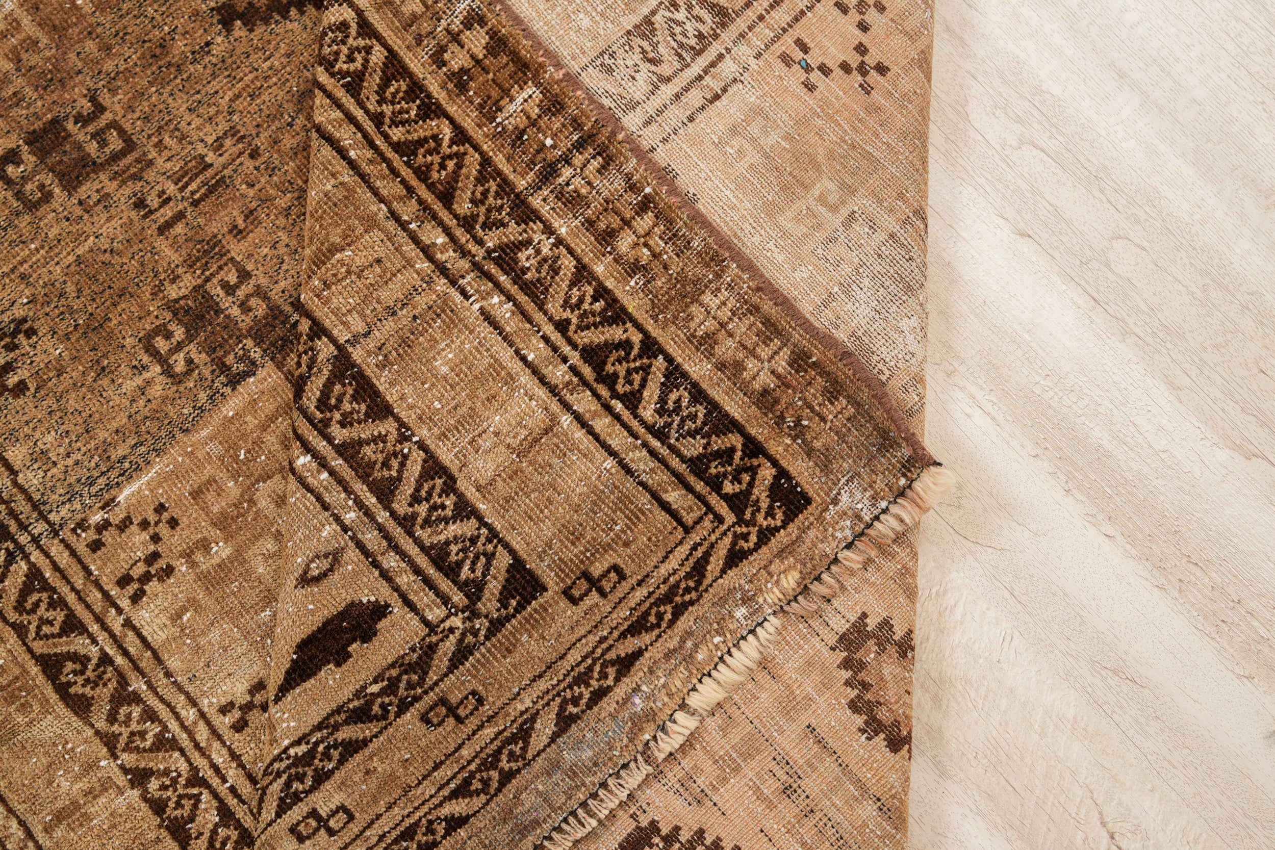 Vintage Turkmen Kelleh Rug 9' x 4'3"