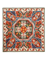 Vintage Kaitag Silk Embroidery 2'5" x 2'3"