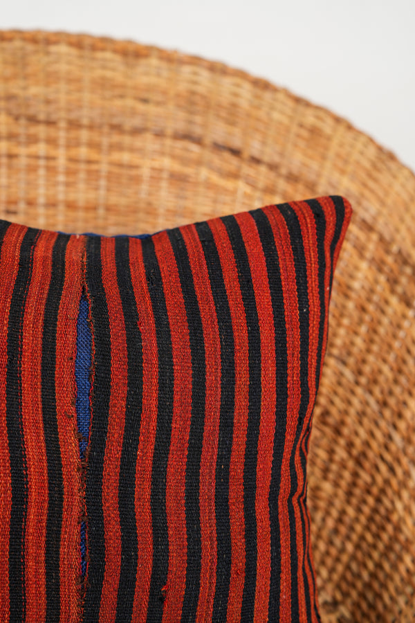 Vintage Caucasian Jajim cushion 1'4" x 1'4"