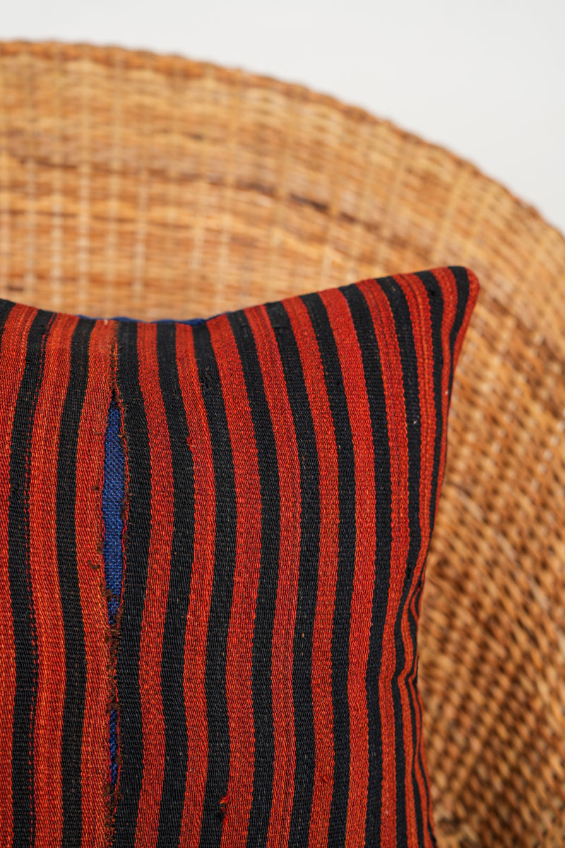 Vintage Caucasian Jajim cushion 1'4" x 1'4"
