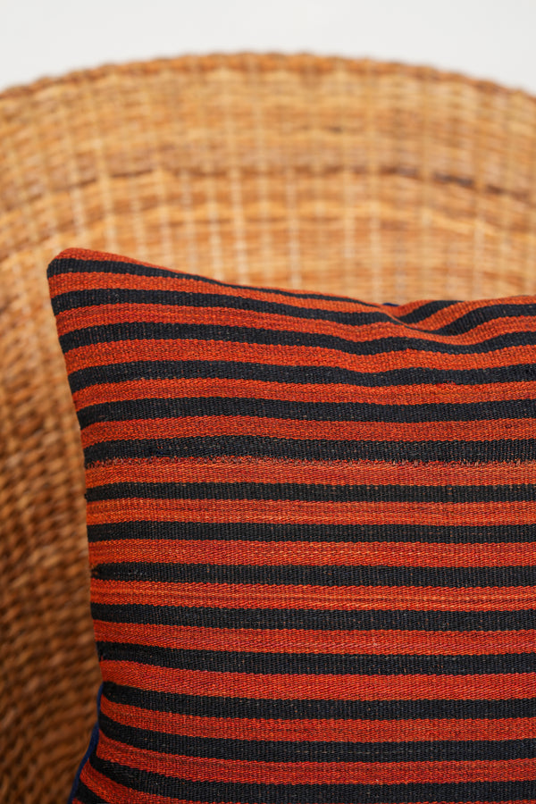 Vintage Caucasian Jajim cushion 1'4" x 1'4"