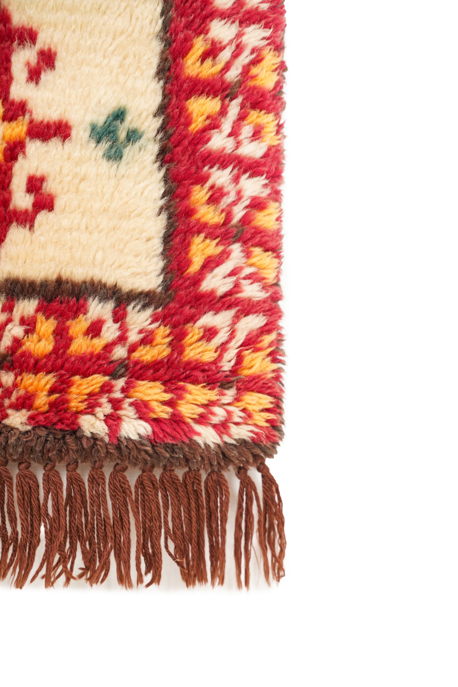 VINTAGE TURKISH TRIBAL RUG 3'2" x 2'
