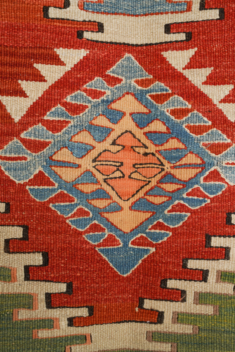 Vintage Turkish Tribal Kilim 5'7" x 4'3"