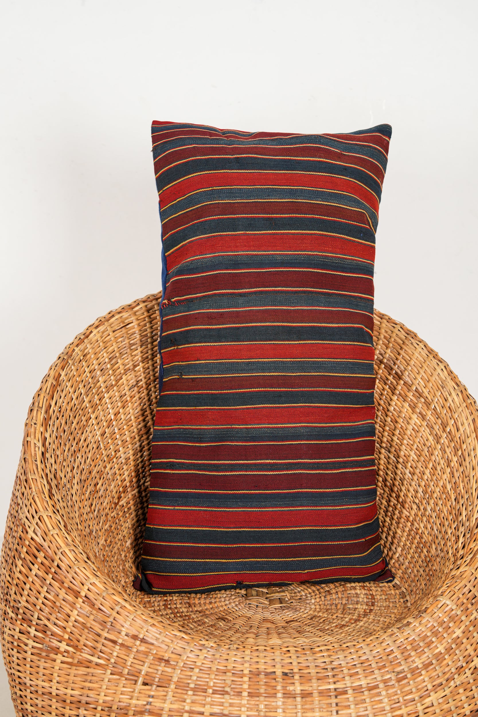 Antique Caucasian Jajim Lumbar Pillow 3' x 1'7"