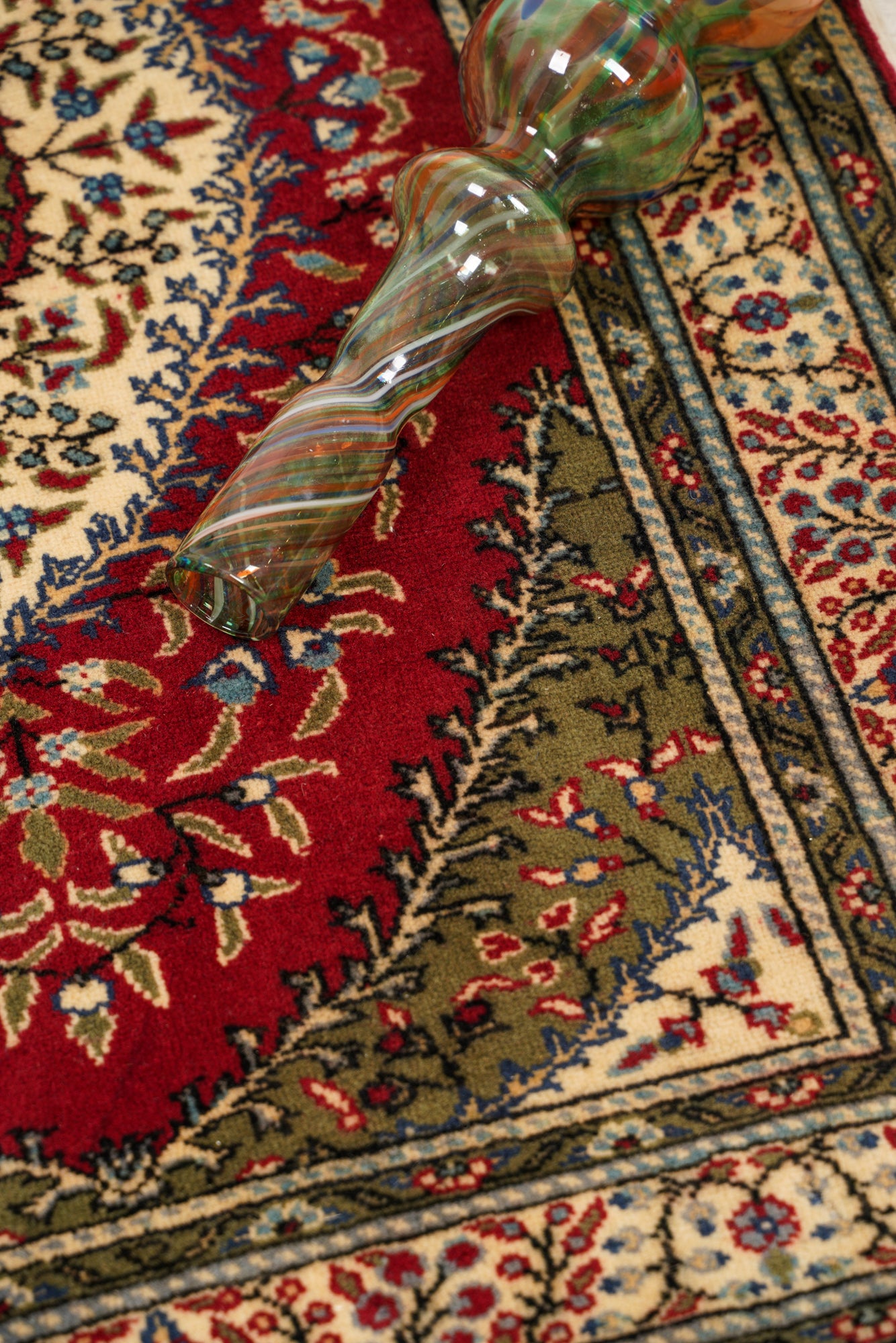 vintage Turkish Kayseri rug 4'5" x 3'