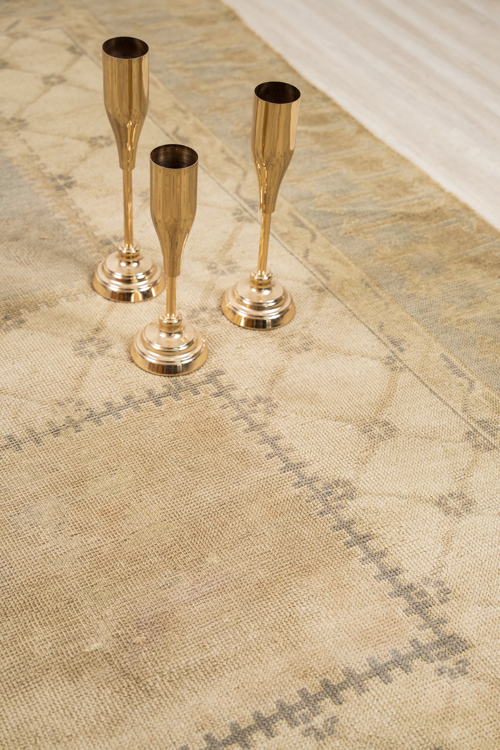 Vintage Turkish Oushak Rug 12'3" x 9'8"