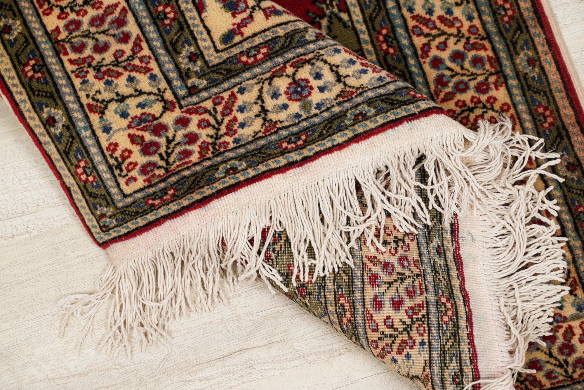 vintage Turkish Kayseri rug 4'5" x 3'