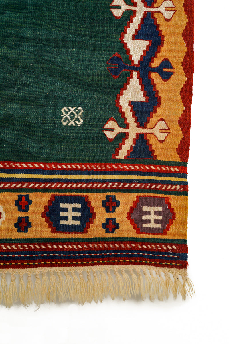 Vintage Turkish Tribal Kilim 5'4" x 3'8"