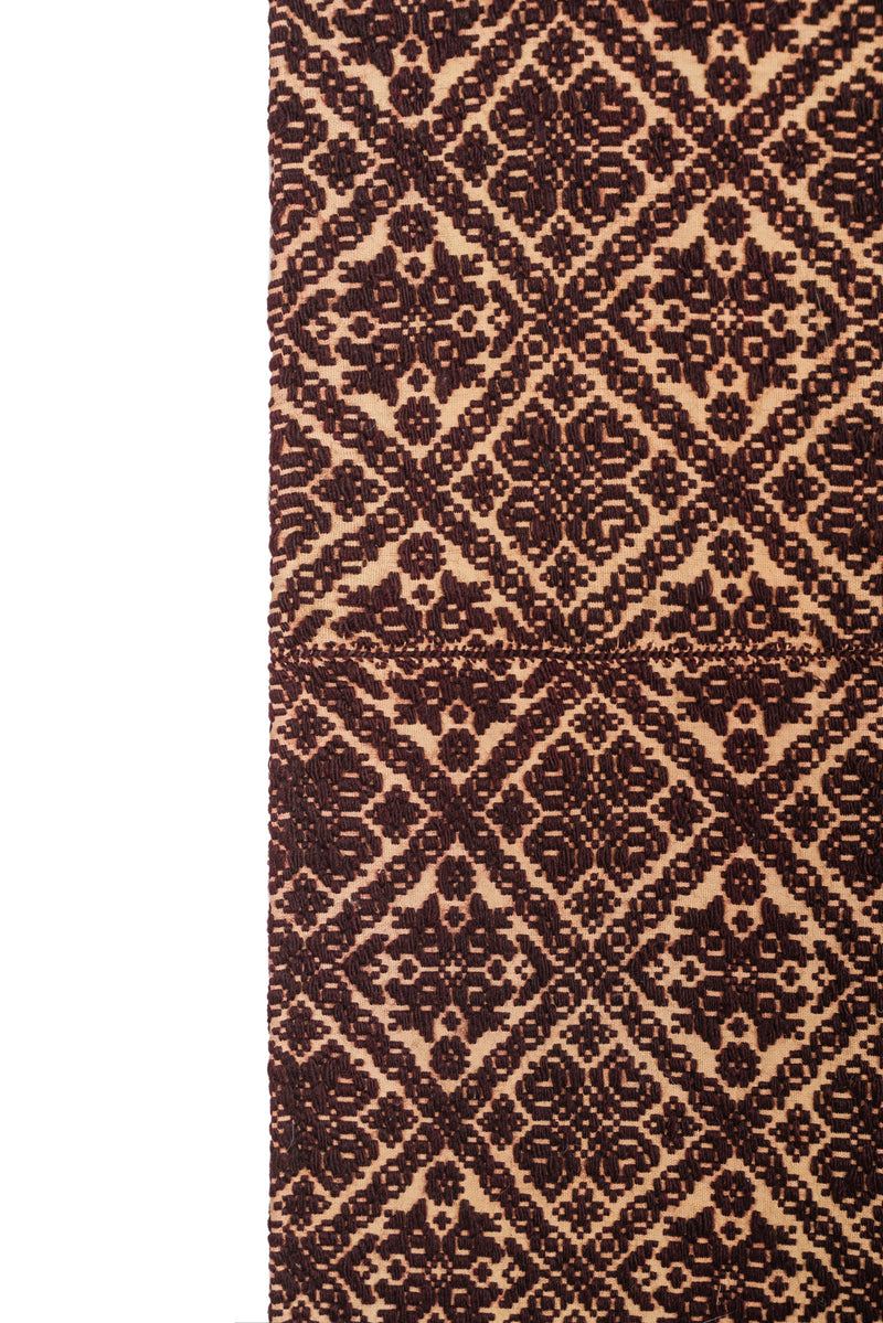Vintage Scandinavian Hand Loom Textile 5'9" x 4'6"