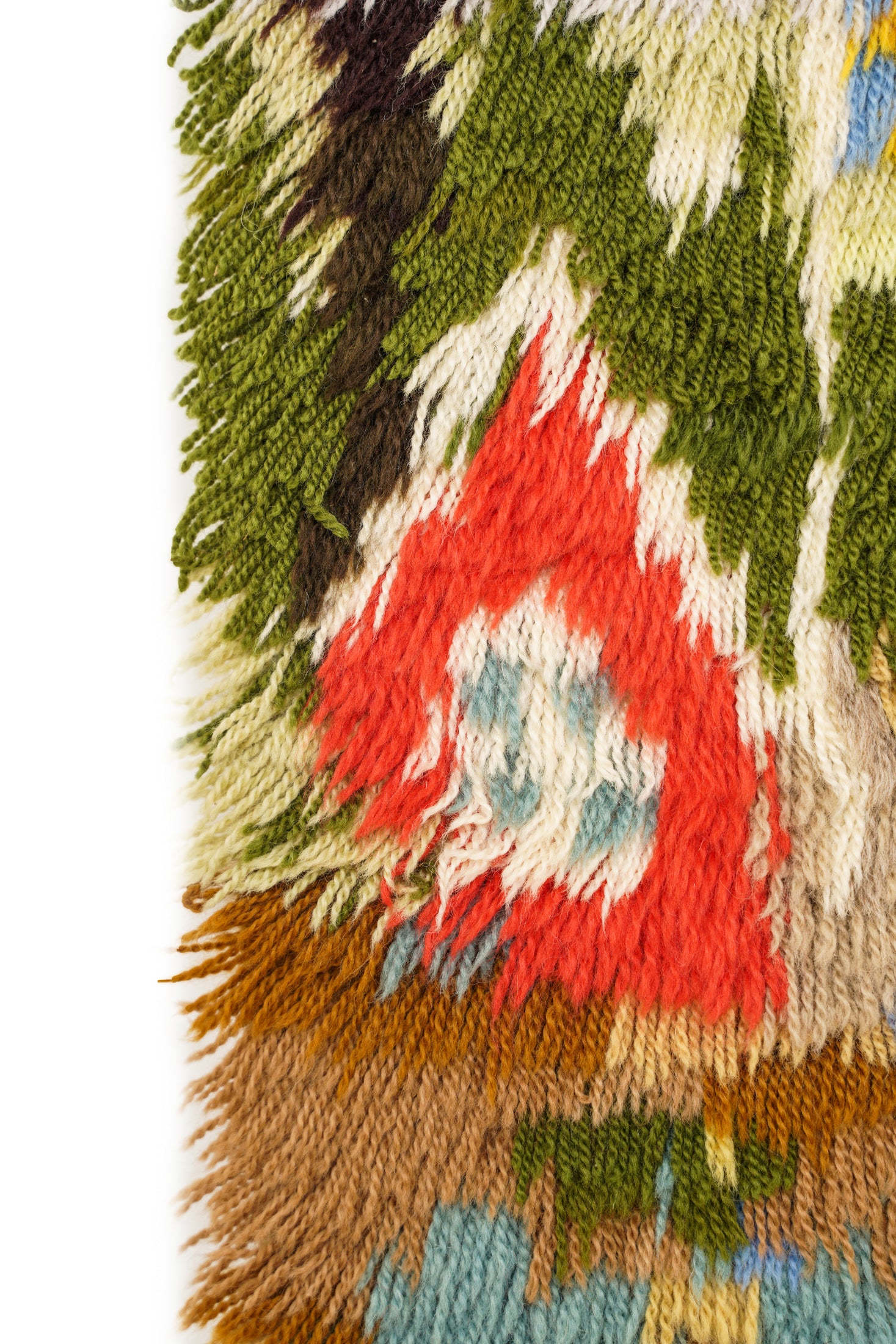 VINTAGE SCANDINAVIAN RYA RUG 3'1" x 1'3"