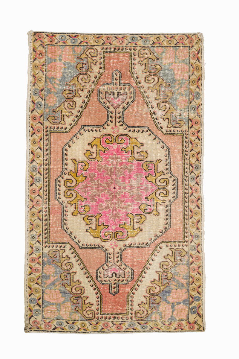 Vintage Turkish Tribal Rug 7'2" x 4'5"