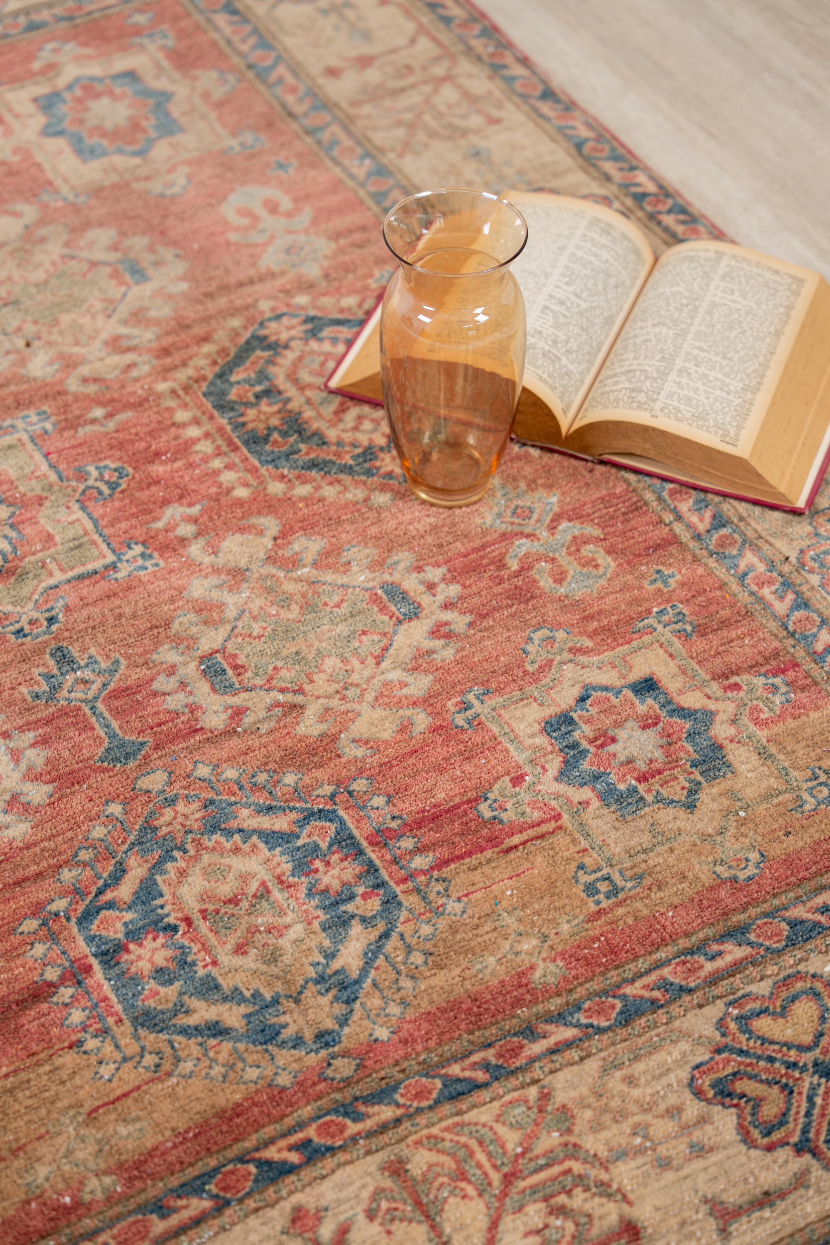 Vintage Afghan Kazak Rug 6' x 5'