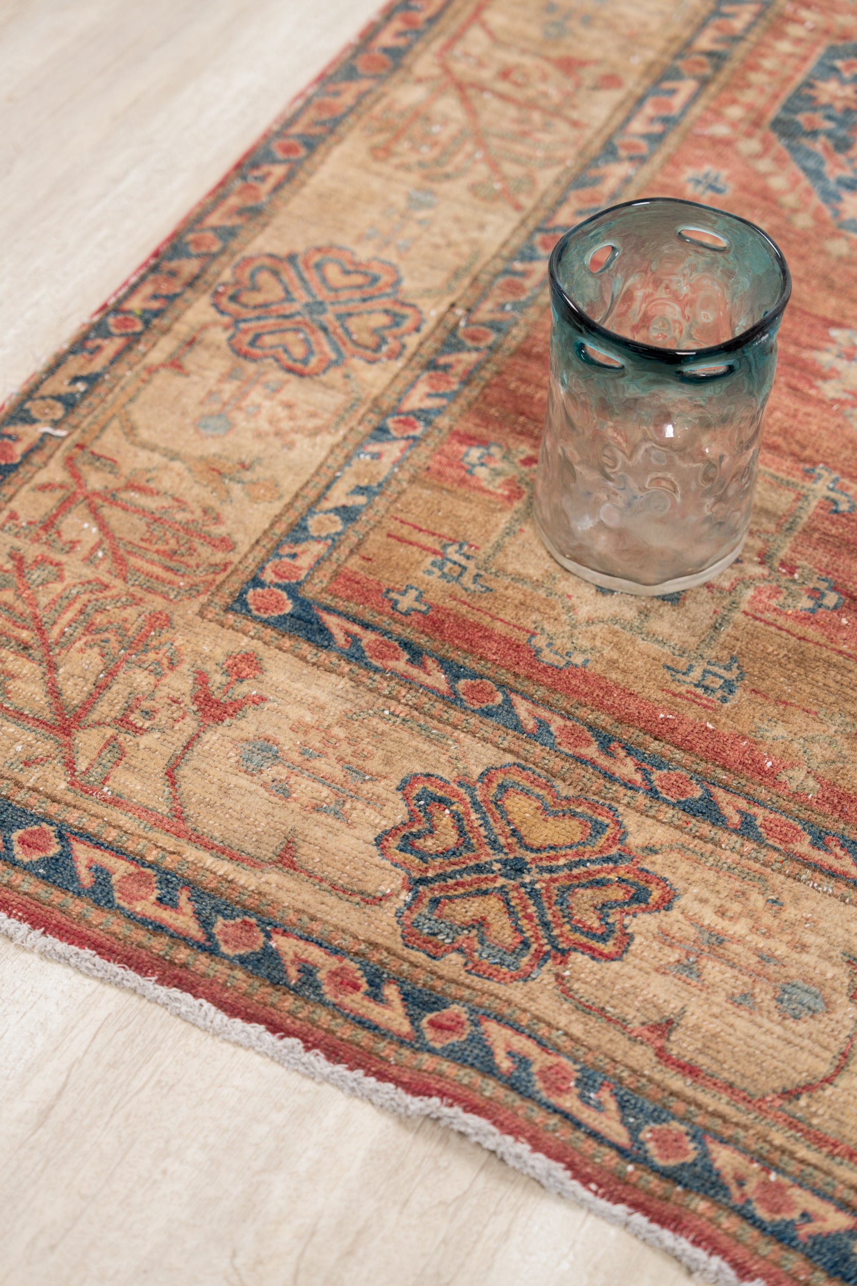 Vintage Afghan Kazak Rug 6' x 5'