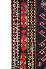Antique Caucasian Shirvan Rug 7' x 3'5"