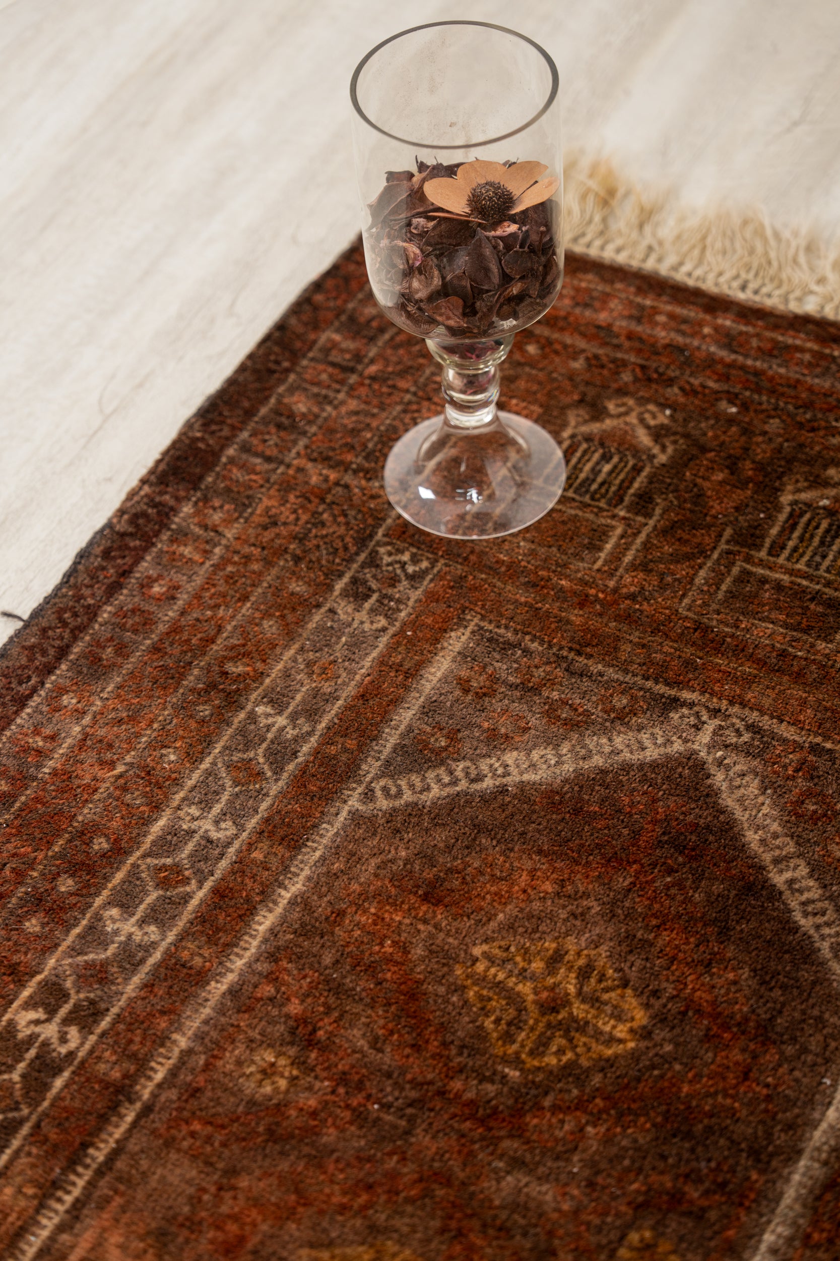 Vintage Baloch Rug 4'7" x 2'10"