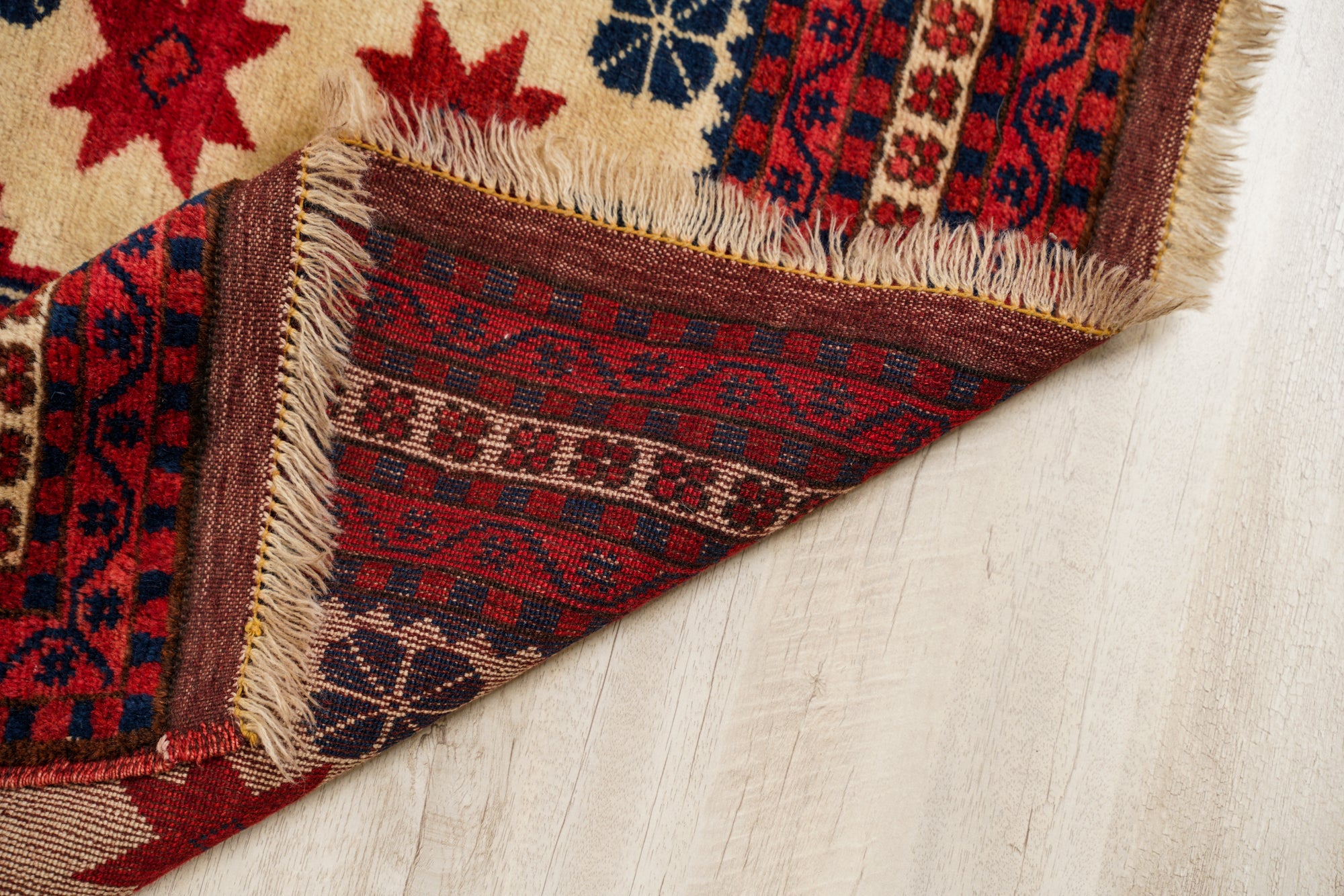 VINTAGE TURKISH YAGCIBEDIR TRIBAL RUG 6' x 3'4"