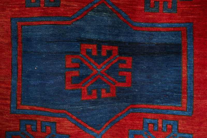 Antique Caucasian Kazak Rug 7'5" x 4'6"